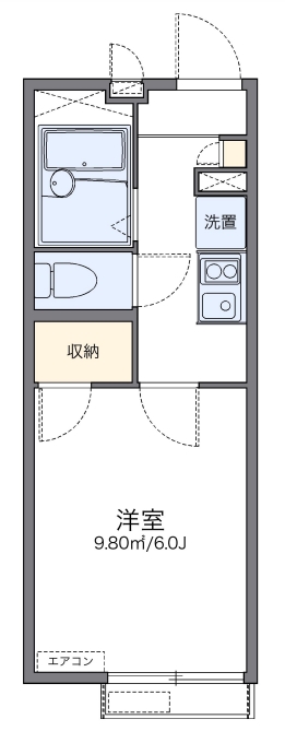 カーサアゼリアの間取り