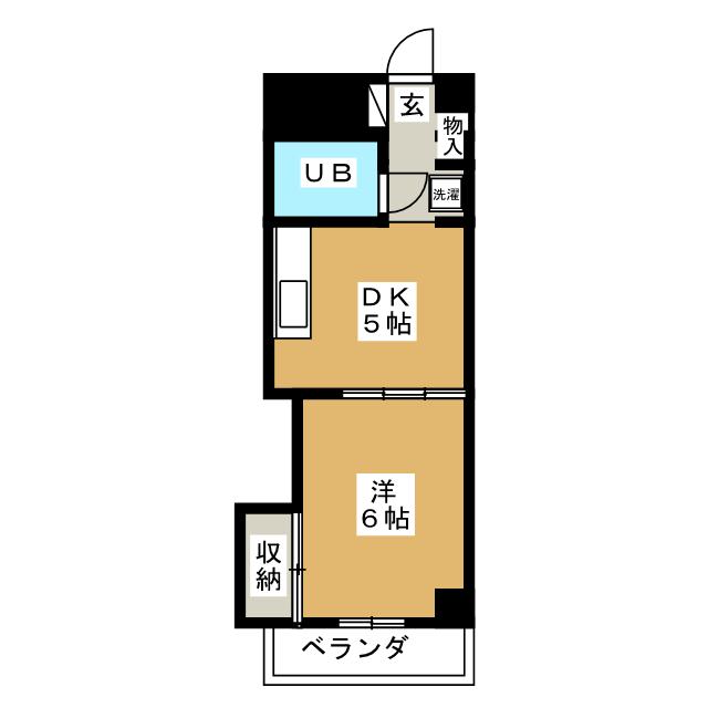 キャッスル北沢の間取り