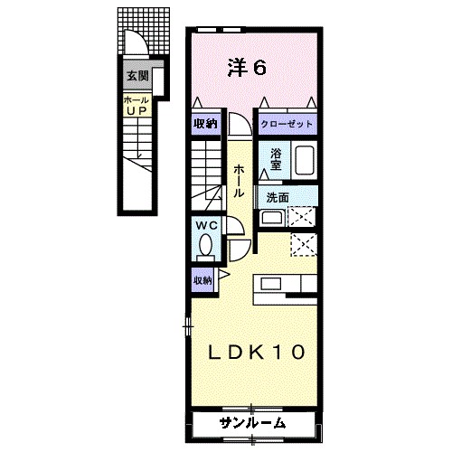 トレフル　Ｉの間取り