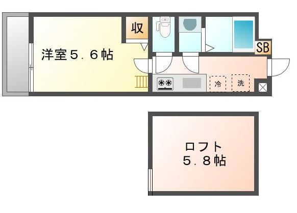 ロフティ智恵光院南の間取り