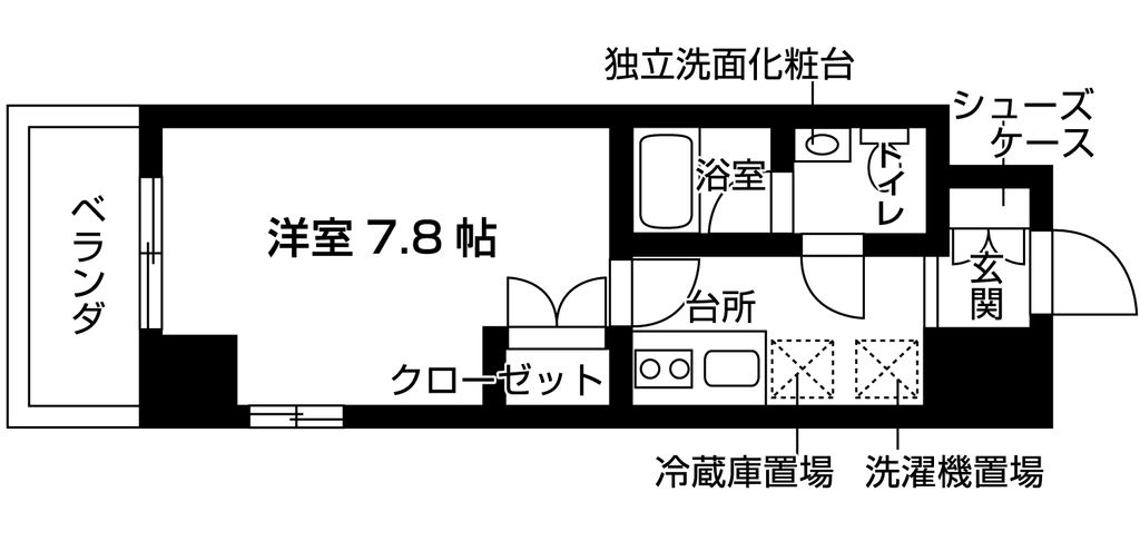 クローバーハイムIIの間取り