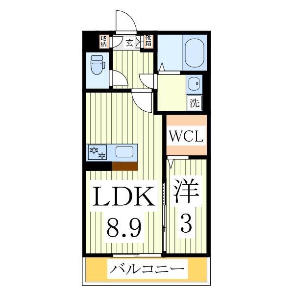 メゾン・ドゥ・アッシュ　Ａｂｉｋｏの間取り