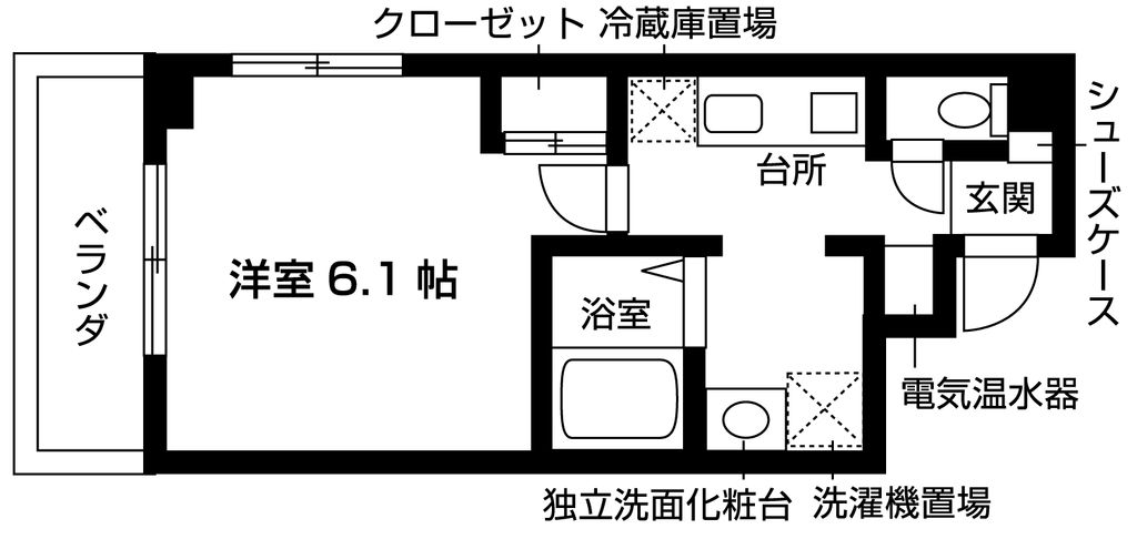 ビオス西九条の間取り