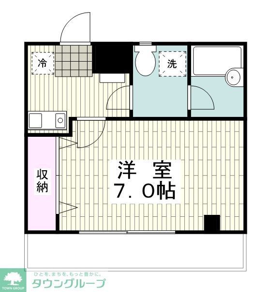 大和市渋谷のマンションの間取り