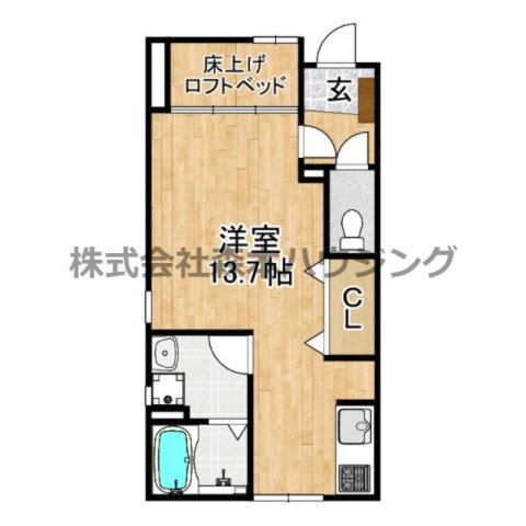 キャルムコート星田の間取り