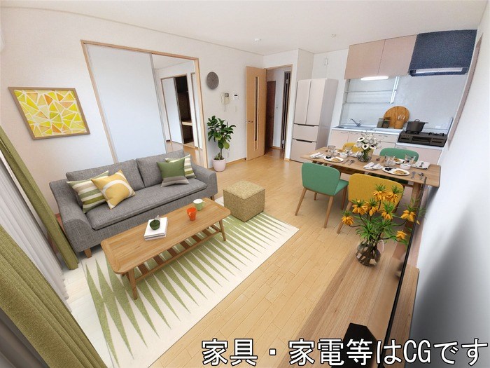 居室・リビング　※リビング写真に掲載されている家具・家電等はCGです。