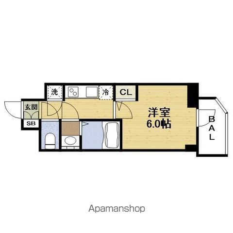 SーRESIDENCE都島Luxの間取り写真