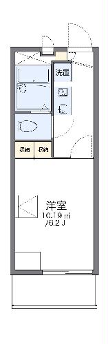 レオパレスおかえりなさいの間取り写真
