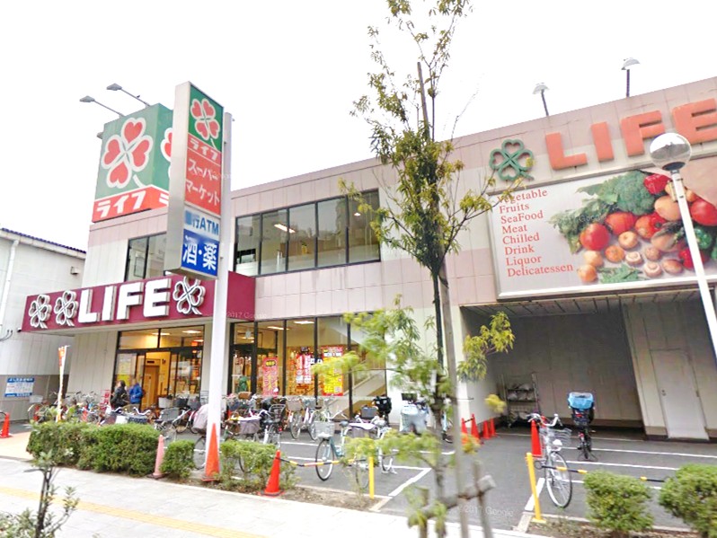 スーパー　ライフ亀戸店（スーパー）まで277m