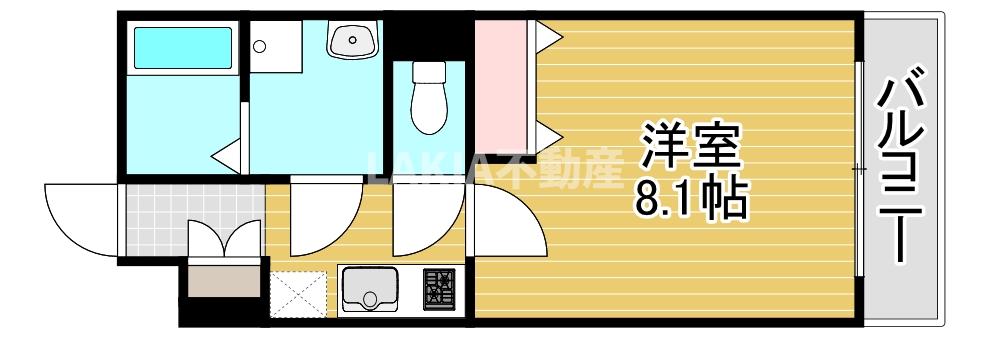Mv.fm大阪放出IIの間取り写真