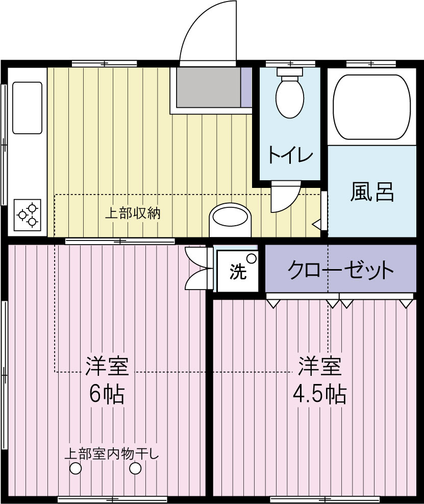スカイコート東金の間取り写真