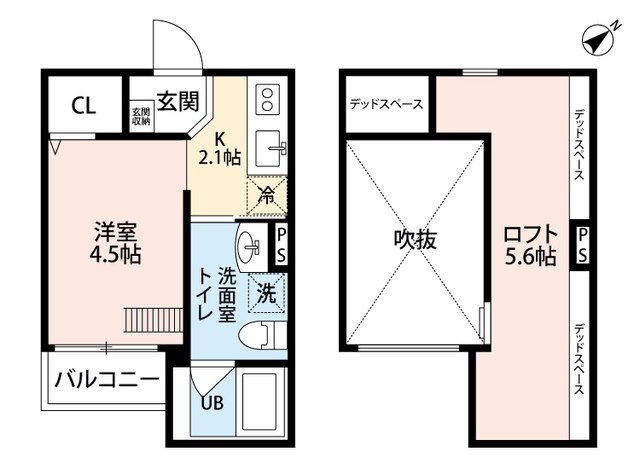 堺市堺区老松町のアパートの間取り