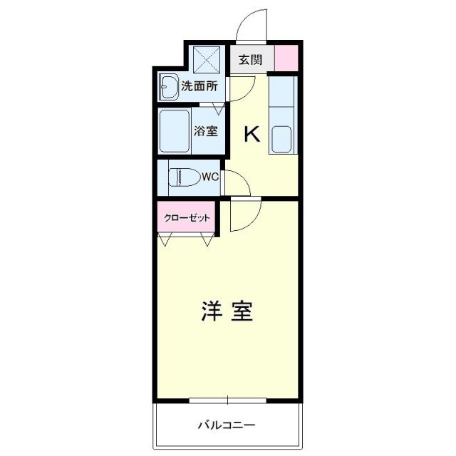 掛川市高御所のマンションの間取り