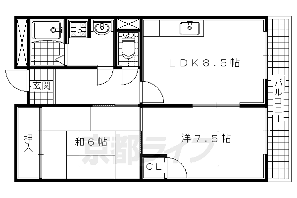 壱番館の間取り