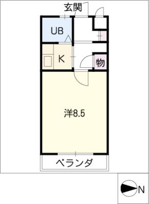 タウンコート岩塚の間取り