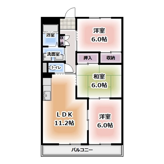 エスポワールの間取り