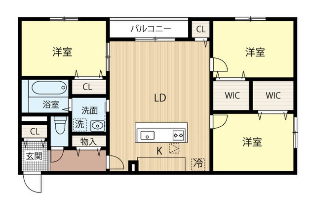 アクアトピア清田IIの間取り