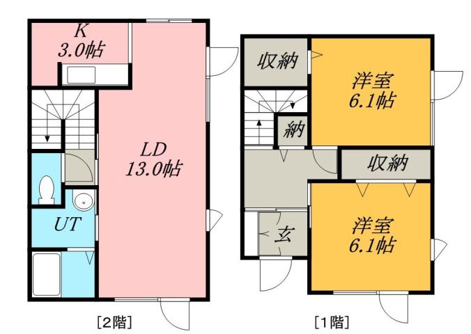 メゾネット稲積駅前_間取り_0