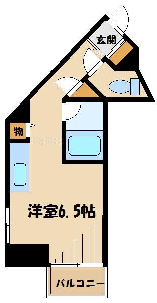 タウンフレッチェ高幡の間取り