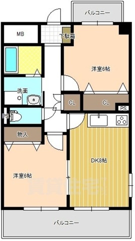 ジャルダン新栄の間取り