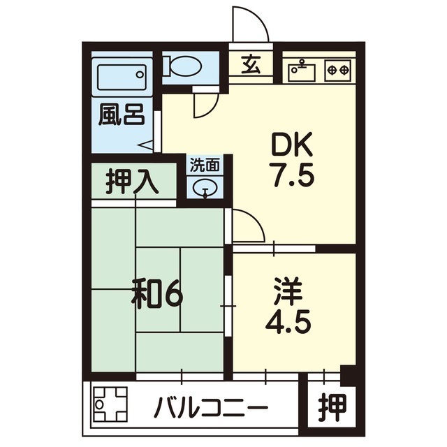 野口マンションの間取り