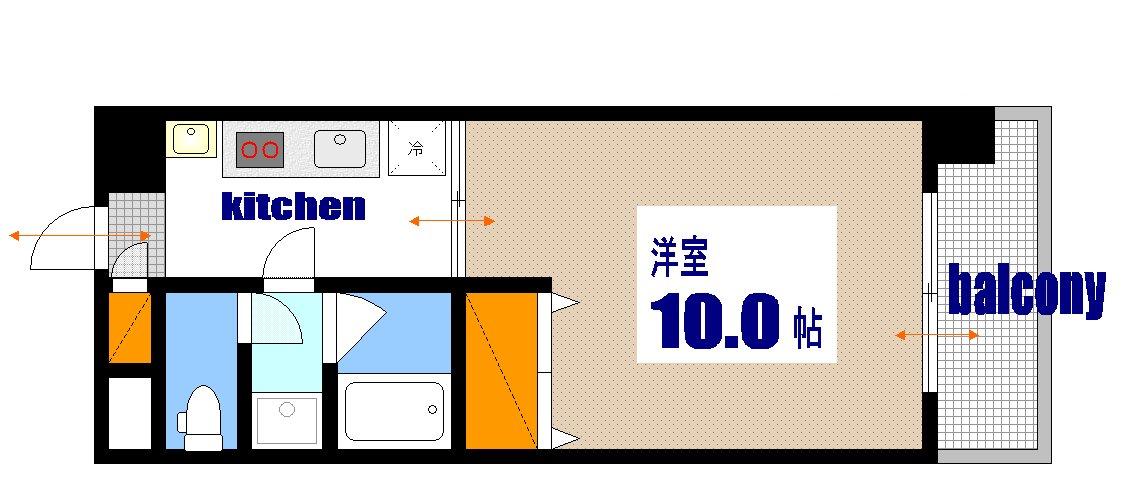 ニューエオス舟入の間取り