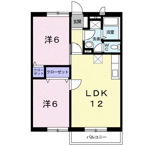 ラ・クール中島の間取り