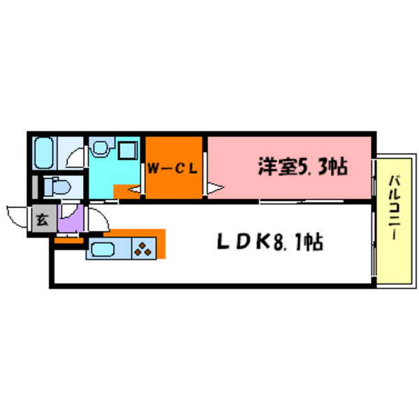 トスト明石の間取り