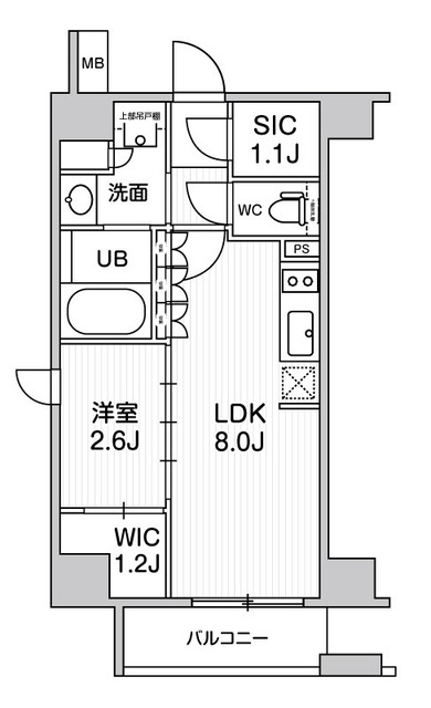 シーズンフラッツ新高円寺の間取り