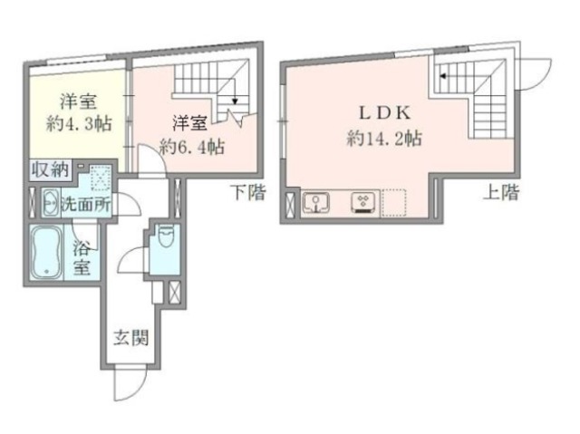 HTピア赤坂の間取り