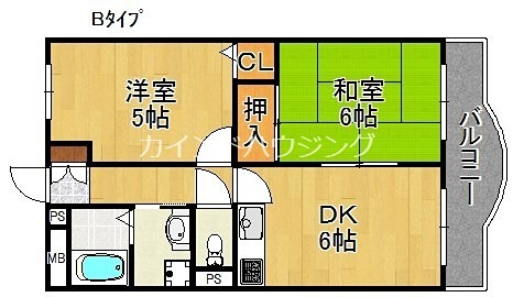 玉出グリーンプラザの間取り