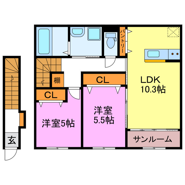 Haulien(ファーレン)の間取り