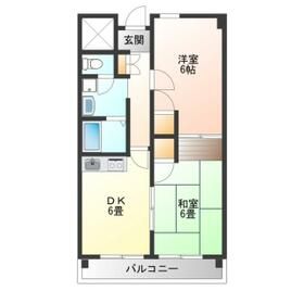 宇都宮市台新田町のマンションの間取り