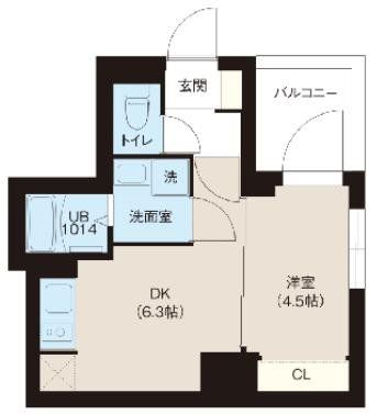 レオーネ錦糸町の間取り