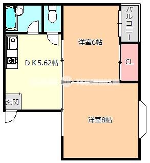 プレイス中川の間取り