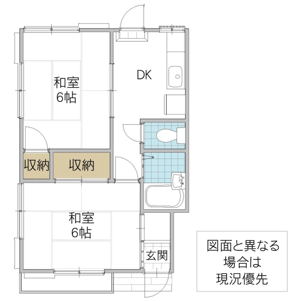 ハイツアリアリヴァの間取り