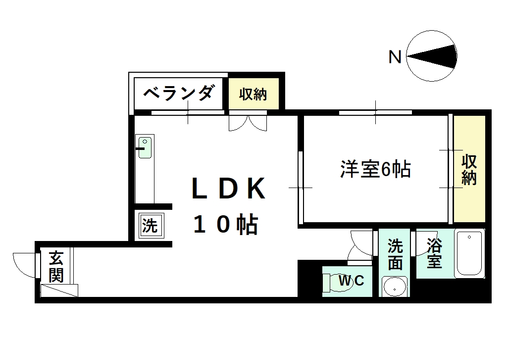 八人町ヒルズの間取り