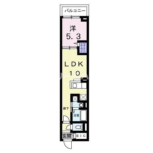 横須賀市小川町のマンションの間取り