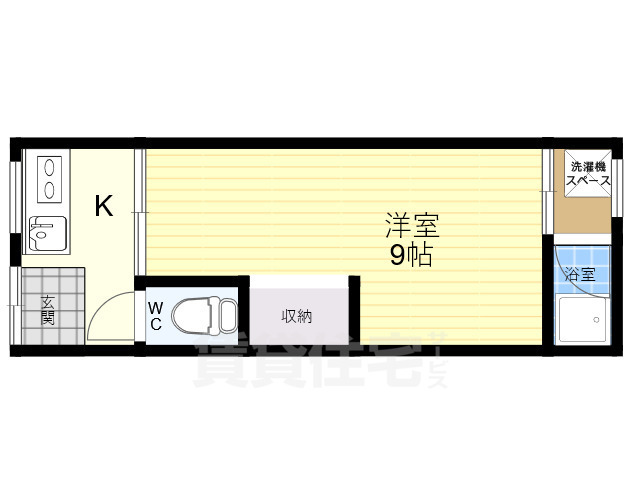 堺市堺区南島町のアパートの間取り