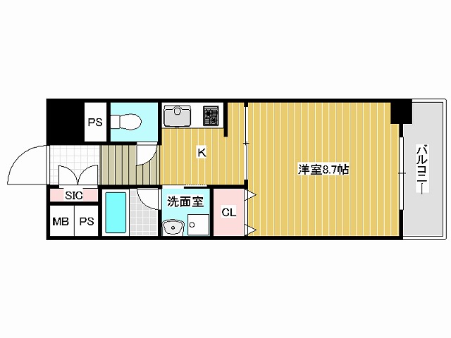 エル・セレーノ石屋川の間取り