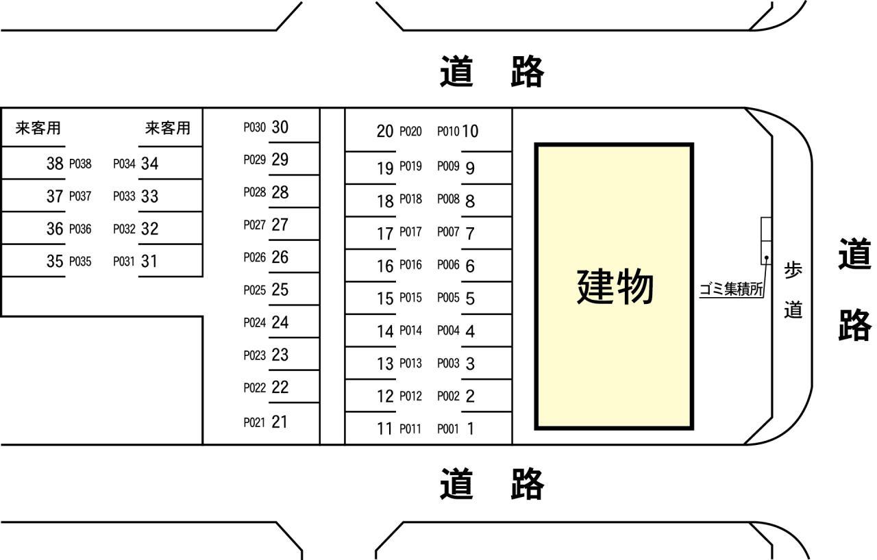 【クレシア学園南の駐車場】