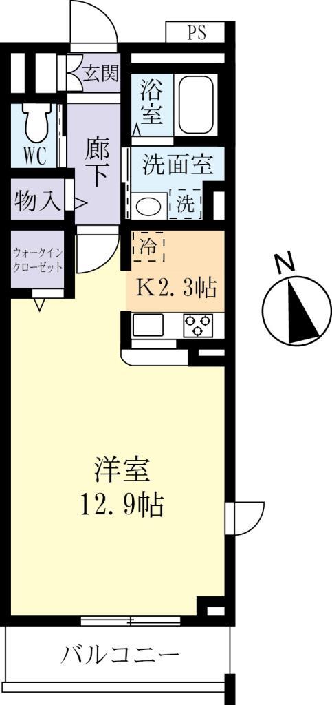 クレシア学園南の間取り