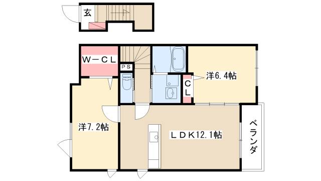 バロン・四辻の間取り