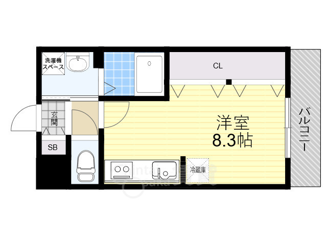 川西市東久代のマンションの間取り