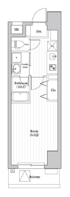 アーバンパーク三ノ輪2の間取り