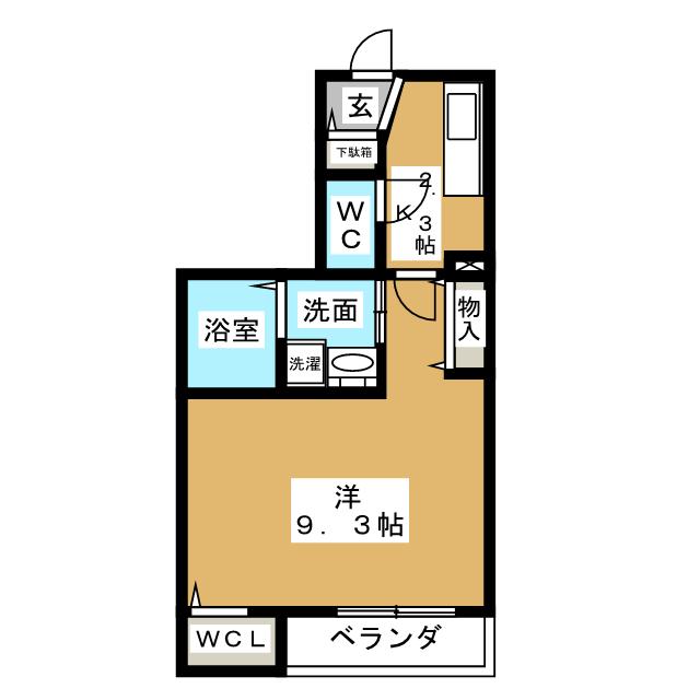 パーシモン平安通の間取り