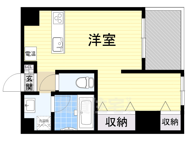 茨木市天王のマンションの間取り