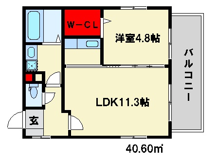 ステラOne諸岡の間取り