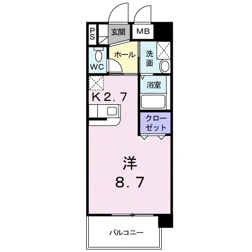 福山市南今津町のマンションの間取り