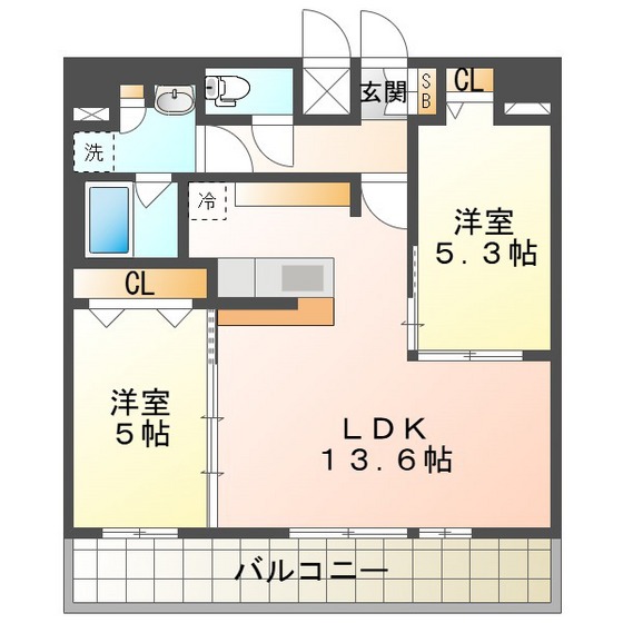 Ｓ‐ＲＥＳＩＤＥＮＣＥ四日市安島ａｌｏｇｇｉｏの間取り